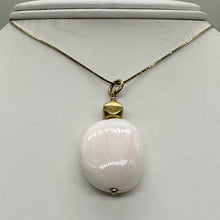 Load image into Gallery viewer, Conch Shell Drop 14K Gold Filled Pendant | Gentle Pink | 1 1/2&quot; Long |
