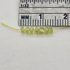 3 Very Rare 3-3.5mm Gem Chrysoberyl Beads 1307C