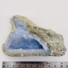 Load image into Gallery viewer, Chalcedony 231g Natural | 4x2 1/2x1x1/2&quot; | Blue White Gray | 1 Specimen
