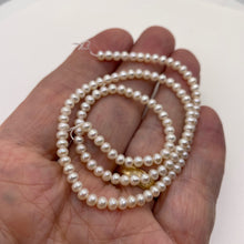 Load image into Gallery viewer, Creamy Chinese FW 4mm Pebble Pearl Strand 103128
