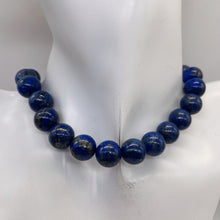 Load image into Gallery viewer, Stunning Natural Lapis 12mm Round Bead Strand 110417
