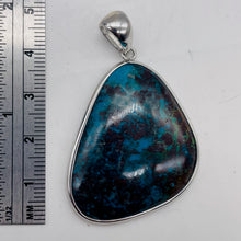 Load image into Gallery viewer, Chrysocolla Sterling Silver Oval Pendant | 2&quot; Long | Blue, Green | 1 Pendant |
