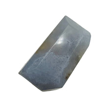 Load image into Gallery viewer, Chalcedony Druzy 32ct Designer Cut Pendant Bead | 27x14x10mm | Blue | 1 Bead |
