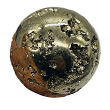Load image into Gallery viewer, Pyrite Scrying 394 Gram Sphere | 2.3&quot; | Silver, Gold | 1 Display Specimen
