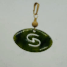 Load image into Gallery viewer, Jade New Zealand Maori Koru 14K Gold Filled Pendant | Green | 1&quot; Long |
