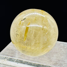 Load image into Gallery viewer, Gem Quality Golden Rutilated Quartz Round Bead | 13mm | 1 Bead |
