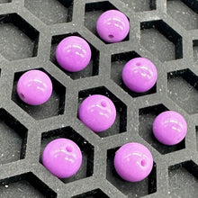 Load image into Gallery viewer, Phosphosiderite AAA Round Bead Parcel | 1 1/2" Long | Purple | 8 Beads |

