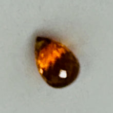 Load image into Gallery viewer, Sapphire, Faceted Padparadscha .88ct Briolette Pendant Bead | 6x4mm| Orange| 1 |
