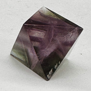 Fluorite Double Pyramid Figurine | 36x36x36mm | Purple | 1 Display Figurine |