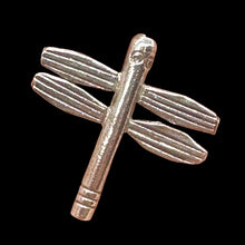 Load image into Gallery viewer, Fluttering Thai Hill Tribe Silver Dragonfly 26.5x26.5x5mm Bead 5447

