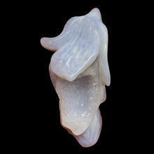 Load image into Gallery viewer, Blue Chalcedony Carved Druzy Flower Bead | 64 cts | 1 1/4" Long |
