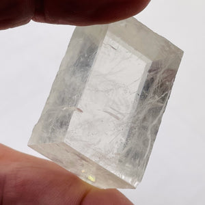 Optical Calcite / Iceland Spar 23g Rectangular Prism | 32x22x15mm | Clear |