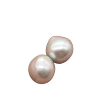 Load image into Gallery viewer, 2 Natural Shimmering Moonlight Freshwater Pearls 000652
