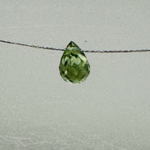 Load image into Gallery viewer, Premium Pistachio Green Sapphire Briolette Bead Faceted Natural Gemstone
