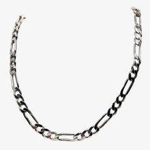 Load image into Gallery viewer, 20&quot; Heavy Figaro Sterling Silver Chain Necklace | 7 mm Wide | 30 Grams |

