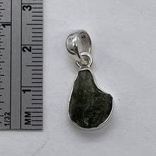 Load image into Gallery viewer, Moldavite 10.99ct Sterling Silver Teardrop Pendant | 1&quot; Long | Green | 1 Pendant
