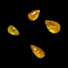 Load image into Gallery viewer, Sapphire AAA Faceted 1.9cts Parcel Briolette Beads | 6x4 to 5x4mm | Yellow | 4 |
