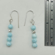 Load image into Gallery viewer, Natural Hemimorphite Sterling Silver Earrings | 1 1/2" Long | Blue | 1 Pair |
