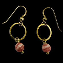 Load image into Gallery viewer, Natural AAA Rhodocrosite and 14Kgf Earrings 308672
