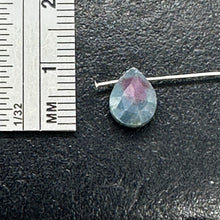 Load image into Gallery viewer, Ruby Zoisite Exquisite Flat Pear Briolette Bead | 9x6x3mm | Green, Red | 1 Bead|
