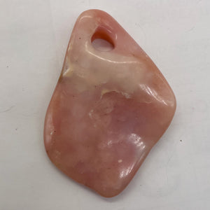 100 Carats Perfect Shape Designer Pink Peruvian Opal Pendant Bead 9867ZD