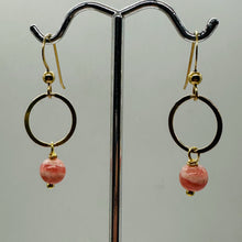 Load image into Gallery viewer, Natural AAA Rhodocrosite and 14Kgf Earrings 308672
