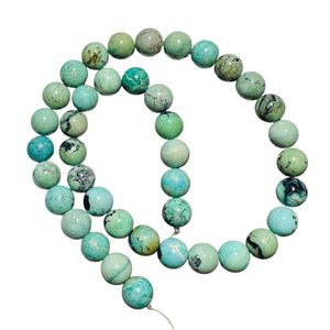 Robin Egg Blue 10-11mm USA Turquoise Bead Strand 107416B