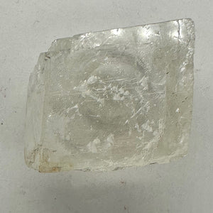 Optical Calcite Iceland Spar 56g Rectangular Display Specimen| 32x30x21mm| Clear
