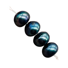 Load image into Gallery viewer, 4 Radiant Cobalt Periwinkle FW Pearl (12x8.5 to 8x6.5mm) Beads 2983
