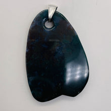 Load image into Gallery viewer, Hand Carved Bloodstone Jasper Sterling Silver Pendant | 2 1/4&quot; Long | 1 Pendant |
