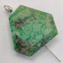 Load image into Gallery viewer, Chrysoprase 21g Freeform Pendant Bead | 35x39x10mm | Green | 1 Pendant Bead |
