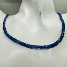 Load image into Gallery viewer, Tanzanite Faceted Graduated Rondelle Bead 17&quot; Strand | 5x3 to 3x2mm | 190 Beads|
