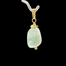Load image into Gallery viewer, Aquamarine 14K Gold Filled Drop Pendant | 1 1/2&quot; Long | Aqua | 1 Pendant |
