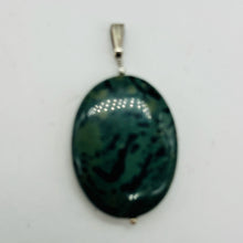 Load image into Gallery viewer, Exotic Kambaba Jasper Oval Sterling Silver Pendant | 2 1/4" Long | 1 Bead |
