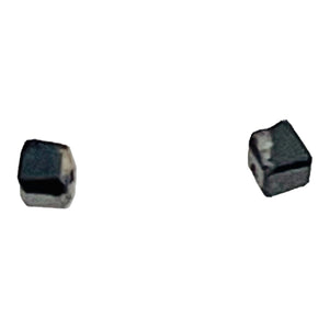 Natural Black Diamond Cube Tube 2.9cts Beads | 1x1mm to 2x1mm | 67 Beads |