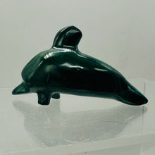 Load image into Gallery viewer, Dolphin 57g Gemstone Carved Malachite Dolphin | 1 Specimen| | 71x39x20mm | Green
