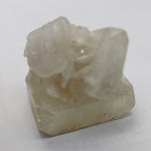 Optical Calcite 179ct Collectors Rectangular Prism | 33x33x28mm | White, Clear |