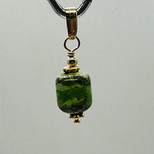 Load image into Gallery viewer, Gaspeite AAA 14K Gold Filled Pendant | 3/4&quot; Long | Green, Brown |
