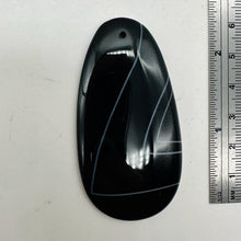 Load image into Gallery viewer, Sardonyx Large Designer Teardrop Pendant Bead| 65x34x6mm | Black.White | 1 Bead|

