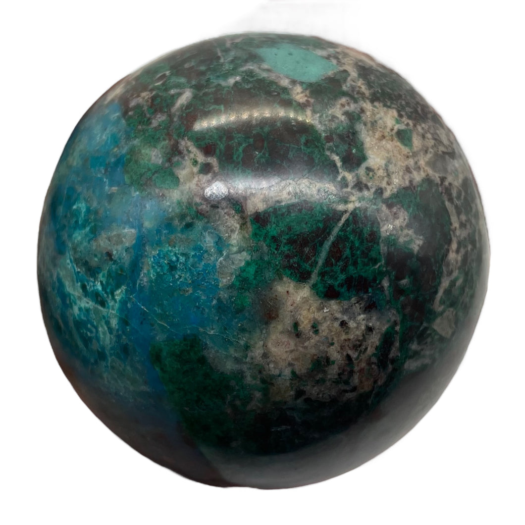 Chrysocolla 500g Sphere | 2 3/4
