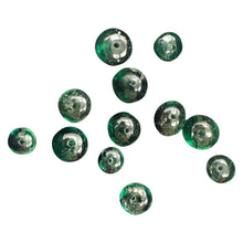Load image into Gallery viewer, Natural Brazilian Green Emerald Rondelle Beads 2.5 Carat 12 Beads 2mm
