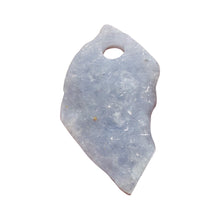 Load image into Gallery viewer, Druzy Blue Chalcedony Designer Pendant Bead |178cts | 69x35x11mm | 1 Bead |

