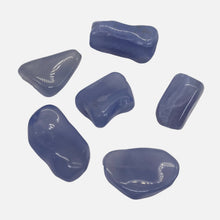 Load image into Gallery viewer, Chalcedony Gemstone 52g Pendant Beads | 30x15x14 to 28x19x11mm | Blue | 6 Beads|
