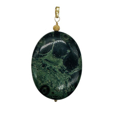 Load image into Gallery viewer, Exotic Kambaba Jasper Oval 14K Gold Filled Pendant | 2&quot; Long | 1 Pendant |

