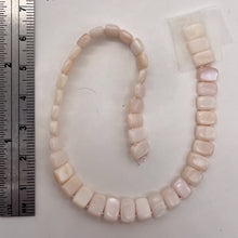 Load image into Gallery viewer, Mother of Pearl Double Drilled 16&quot; Strand Rectangle Cut| 8x5x3mm| Pink| 80 Beads
