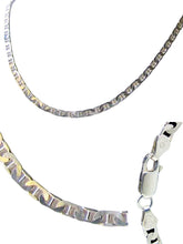 Load image into Gallery viewer, Italian Silver 3.5mm Marina Chain 22&quot; Necklace | 15g | 10030D
