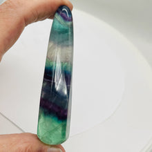 Load image into Gallery viewer, Fluorite Massage Crystal with Round Smooth End | 4x3/4"| Green, Purple| 1 Wand |
