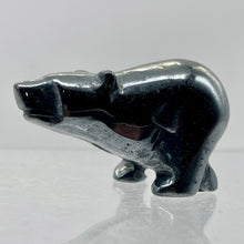 Load image into Gallery viewer, Hand-Carved Running Black Bear | 1 Carving | | 40x24x20mm | Silver Black
