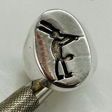 Load image into Gallery viewer, Kokopelli the Trickster Oval Ring | 7 | Silver | 1 Sterling Silver Ring |
