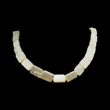 Load image into Gallery viewer, Premium Carved White Mother of Pearl Bead Strand 104363
